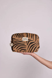 Trousse de Toilette Hindbag Leon - Zebra Cannelle Marron