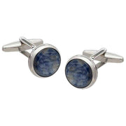 david-van-hagen-aventurine-cufflinks---bluesilver-34498301
