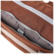 Roka Gatwick Small Recycled Canvas Duffle Bag - Chocolate Brown