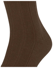 Falke Lhasa Rib Knee High Socks - Cappucino Brown