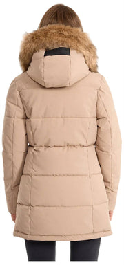 Helvetica Mountain Pioneers Parka à capuche Sarah - Beige taupe