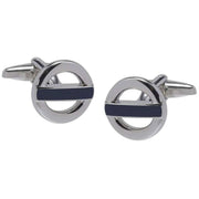 david-van-hagen-the-roundel-cufflinks---silverblue-34498482