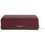 Petite valise de train de luxe Alice Wheeler London - Rouge baie