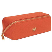 Alice Wheeler London Petite valise de luxe pour train - Orange
