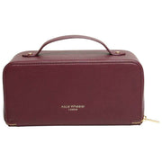 Valise de train de luxe Alice Wheeler London - Rouge baie