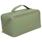 Alice Wheeler London Luxury Travel Train Case - Sage Green