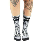 American Socks Python Mid High Socks - Grey