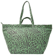Roka Marylebone Large Cotton Canvas Oversized Tote Bag - Artichoke Green