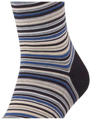 Chaussettes hautes Falke Microblock - Black Mix