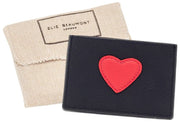 Porte-Cartes Coeur Elie Beaumont - Marine/Rose Cerise