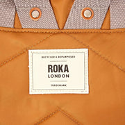 Roka Canfield B Medium Recycled Nylon Backpack - Biscuit Brown