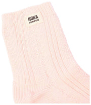 Roka Wallace Crew Socks - Transcendent Pink