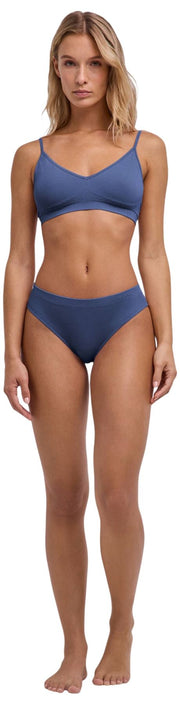 Falke Daily Seamless Brief - Captain Blue