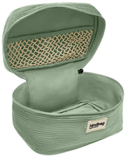 Hindbag Gaspard Vanity Bag - Velours Vert Menthe