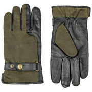 dents-crewkerne-leather-gloves---blackolive-green-34491028