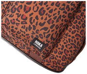 Roka Gatwick Small Recycled Canvas Duffle Bag - Mini Leopard Brown