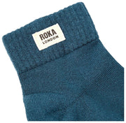 Roka Wembley Ankle Socks - Lagoon Blue