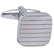 david-van-hagen-square-edged-cufflinks---silver-34498338