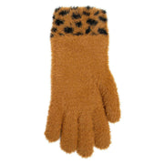dents-spotted-feather-yarn-knitted-gloves---tan-beige-34477757