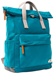 Roka Canfield B Medium Recycled Nylon Backpack - North Sea Blue