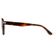 Botaniq Rectangular Double Bridge Sunglasses - Brown Tort