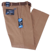 BRUHL Montana Pima Stretch Gabardine Autumn Weight Chinos - Putty Beige