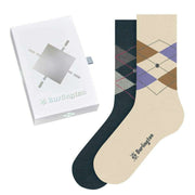 Burlington Basic Gift Box Socks - Beige/Grey