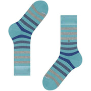 Chaussettes Burlington Blackpool - Key Largo Bleu