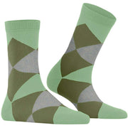 Chaussettes Courtes Burlington Bonnie - Vert Persan