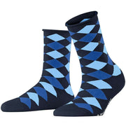 Burlington British Box Socks - Navy