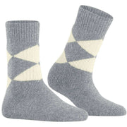 Chaussettes Chaussons Confortables Burlington - Gris Mel