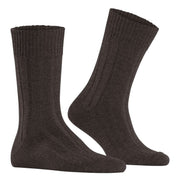 Burlington Dover Socks - Brown Mel