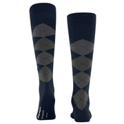 Burlington Edinburgh Knee High Socks - Marine Blue