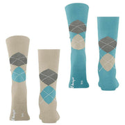 Burlington Everyday Argyle 2-Pack Socks - Zemet Beige