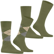 Burlington Everyday Mix 2-Pack Socks - Salvia Green