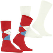 Burlington Everyday Mix 2-Pack Socks - Tulip Red