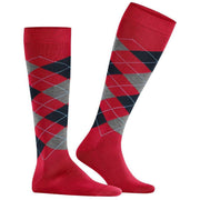 Burlington Manchester Knee High Socks - Passion Red