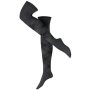 Burlington Marylebone Overknee Socks - Asphalt Mel Grey