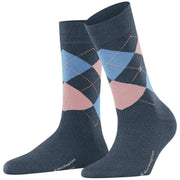 Burlington Marylebone Socks - Dark Blue Mel