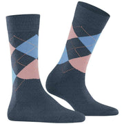 Burlington Marylebone Socks - Dark Blue Mel