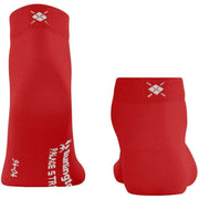 Burlington Palace Street Sneaker Socks - Tulip Red