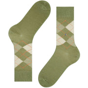 Burlington Preston Socks - Salvia Green