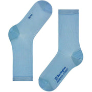 Burlington Princess Street Socks - Anise Blue