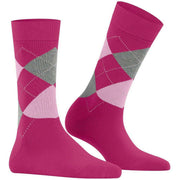 Chaussettes Burlington Queen - Rouge Aubergine