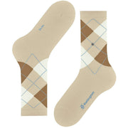 Burlington Rib Court Socks - Cream Beige