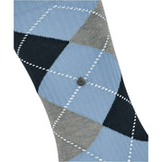Burlington Rib Court Socks - Crystal Blue