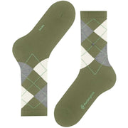 Chaussettes Burlington Rib Court - Vert Salvia