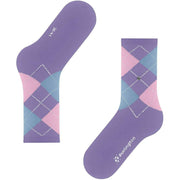 Chaussettes Burlington Rib Courtside - Lilas