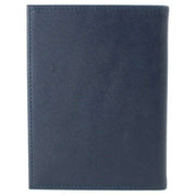 Byron and Brown Folding Nappa Leather 2 Fold 5 x 3.5 Travel Frame - Navy