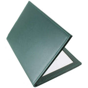 Byron and Brown Folding Nappa Leather 2 Fold 6 x 4 Travel Frame - Green